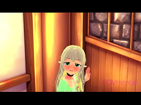 ❤️ (トラップ）エルフのメイドが顔を洗うのを手伝う ️ 上質ポルノ ❌️
